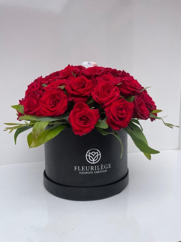 Box floral Rouge
