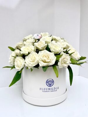 Box Floral Blanc