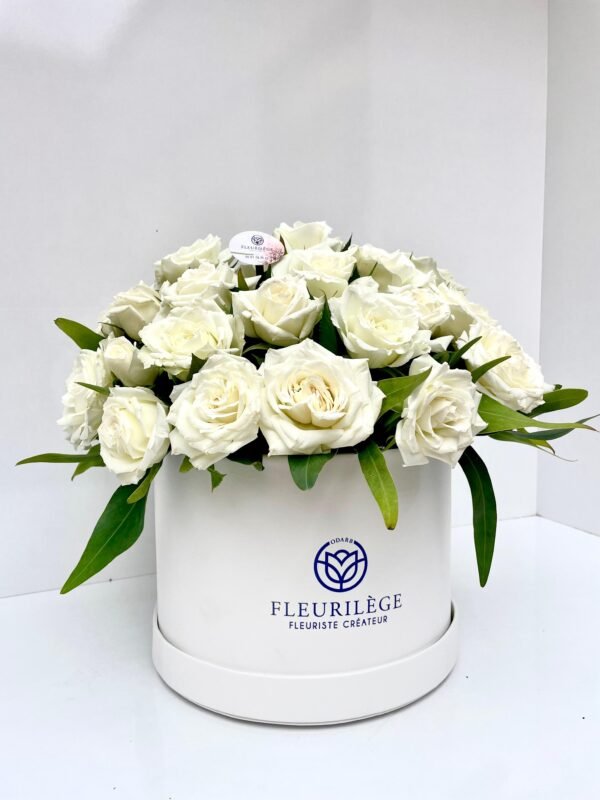 Box Floral Blanc